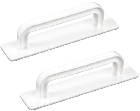 Aeaocvo 2 Pack Adhesive Cabinet Handles, 5.5 Peel and Stick Cabinet Handles, No Drilling for Kitchen Cabinets Window Sliding Closet Door Handle