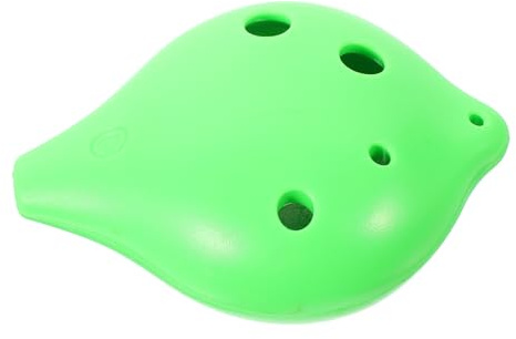 DEARMAMY Ocarina Instrumento Musical de Resina en Tono C 6 Agujeros para Principiantes Pequeño y Cómodo para Niños y Adultos