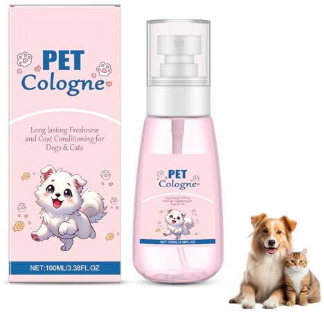 Perfume Perro,Spray Perfume para Perros y Gatos,Desodorante Perros y Gatos,Perfume Desodorante para Perros y Gatos,Desodorante de Larga Duracion,Fresco y Duradero,100ml