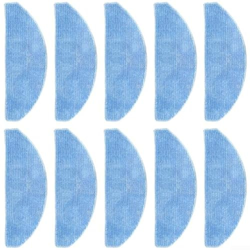 Almohadillas de microfibra para fregona Tikom L8000 Plus y para Medion X20 SW+ MD 11415, paños de limpieza de repuesto lavables y reutilizables para el cuidado de suelos duros en azulejos de madera