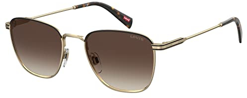 Levi'S Unisex Lv 1016/s Sunglasses, J5G/HA Gold, 52