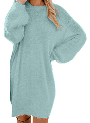 Cocila Womens Long Sleeve Turtle Neck Chunky Cable Knitted Jumper Sweater Dress Ladies Bodycon Knitwear Mini Dresses