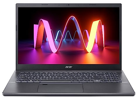 acer Aspire 5 A515-57 Laptop - Intel Core i5-12450H, 16GB, 512GB SSD, Integrated Graphics, 15.6 Inch Full HD, Windows 11, Iron