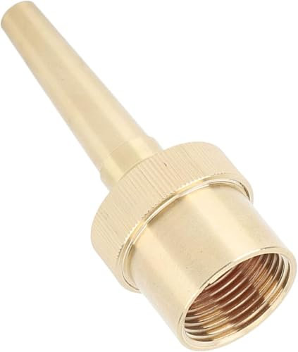 Cabezales de boquilla de fuente, rociador de estanque, boquilla de fuente de agua, boquilla de fuente directa de latón, conexión de tornillo hembra, junta esférica, boquilla de fuente directa ajustabl