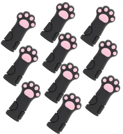 Fundas Protectoras de Silicona Forma de Pata de Gato 10 Piezas