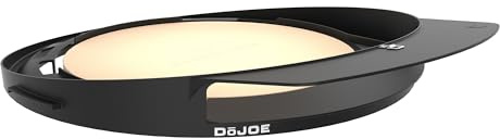 Kamado Joe Big Joe DoJoe Pizza Oven Accessory, Cast Aluminium Pizza Insert with Wedge Design, Heat Deflector and Pizza Stone Support, Black