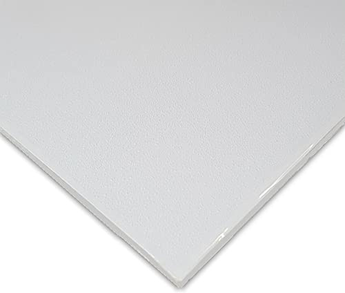 JCS Wipeable Suspended Vinyl Ceiling Tiles 600mm x 600mm - Box of 8 Tiles