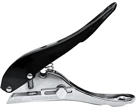 Rafornty Stanzwerkzeug 8MM Loch Kantenband Stanzzange Schraubenloch Hut Holzbearbeitungswerkzeug Leder Locher Verstecktes Loch