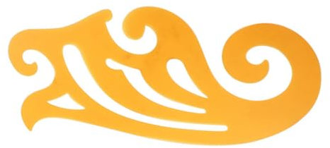 STOBOK Kurvenlineal herstellender Herrscher Bekleidungskunst Designer Lineal Nähen Kleider Kleidungsdesign-Tool Kleidungs-Patchwork-Lineal Sanft Werkzeug Zubehör Nählineal Schneidelineal