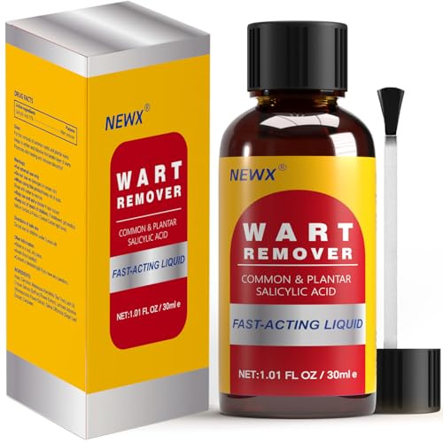 NewX Fast-Acting Wart Remover Freeze Off : Salicylic Acid Wart Remover for Men Women - Wart Removal for Plantar Wart, Genital Wart, H Warts, Common Wart, Flat Wart, Corn, Callus 30 ML-05