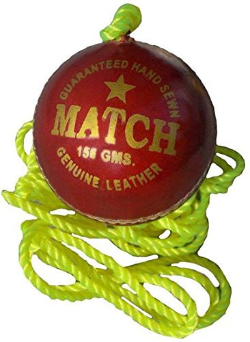 Unbekannt Tima Sport zum Aufhängen Shot üben Cricket-Ball, Größe: 6 (1 Stück, rot) Cricket Training Ball – Größe: 6 (1 Stück, rot)