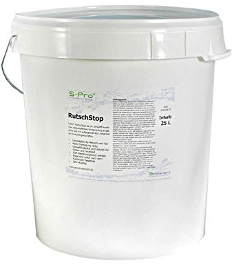 S-Pro® RutschStop Winterstreugranulat Eimer 25 Liter - abstumpfende Streusalz-Alternative ohne Tauwirkung - absolutes Naturprodukt - bodenverbessernd