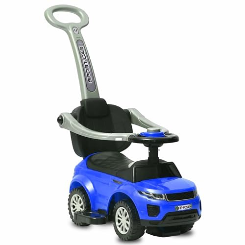COIL Coche antideslizante a partir de 1 año con barra deslizante 614 W – Bobby Car – Diseño 3 en 1
