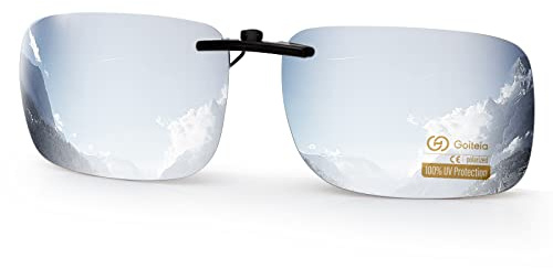 Goiteia Occhiali da sole con clip polarizzati occhiali da vista Uomo Donna