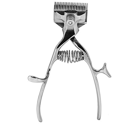 Haircut Clippers, Low Noise Old-fashioned Non Electric Hair Clipper Classic Manual Hairdresser Stainless Steel