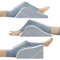 2PCS Beinerhöhung Keilkissen zum Schlafen, Beinkeilkissen nach Knieersatz nach der Operation, Beinkeile zum Hochlagern für Schwellungen, Durchblutung, verstellbares 3-in-1-Höhenschaumkissenkeil