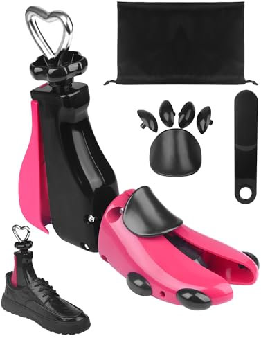 SOSALUK Schuhspanner Damen Herren Schuhdehner Schuhweiter für Einstellbare Länge und Breite 4-Wege Shoe Stretcher mit Schuhlöffel Aufbewahrungsbeutel (37-43)