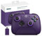 8Bitdo Ultimate 2 Kabelloser 2.4G Controller für PC&Android, TMR Joystick Update, Lange und Kurze Triggersperren, RGB-Feuerring, Kabellose 8Speed Technologie Gaming-Controller mit Ladestation, Lila
