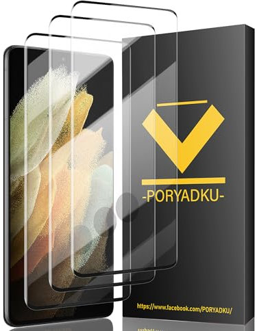 3 Stück Für Samsung Galaxy S21 Ultra Panzer Schutz Glas Folie, 9H Härte, Fingerabdruck kompatibel, HD Clear Displayschutz Panzerfolie für Samsung S21 Ultra 5G