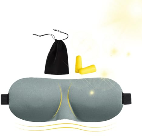 Antifaz Para Dormir Máscara De Dormir Transpirable Para La Noche Con | Antifaz de Oscuridad Total para Dormir para Casa Viaje Avión Siesta Relajación Descanso Oficina