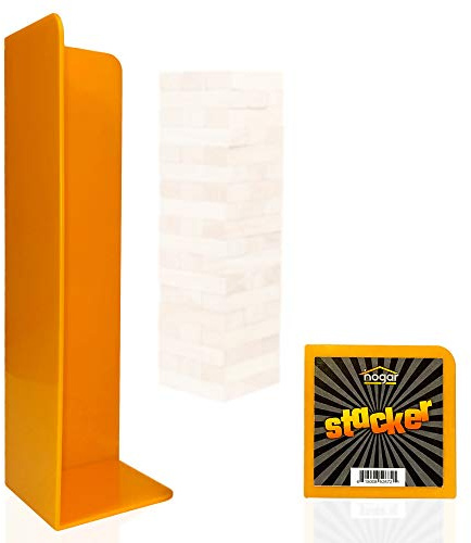 Hogar Wood Block Tower Stacking Tray Game Accessory Ages 6 to Adult - Compatible with Tipsy Tower, Lewo, WE Games and More