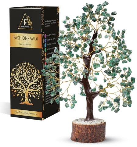 Green Aventurine Gemstone tree,crystals and gemstones tree of life artificial bonsai crystal tree,decorative home accessories,house warming gifts new home,gifts for women birthday unique,10-12 inch