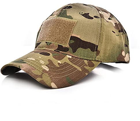 ESTEVANJ MUR Baseballkappe, klassischer Sport-/Freizeit-Sonnenhut, Armee-Fan, taktischer Klettverschluss, Camouflage Hat