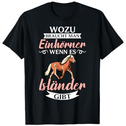 Reiten Kleidung Reitbekleidung Dressurreiten Isländer Pferde T-Shirt
