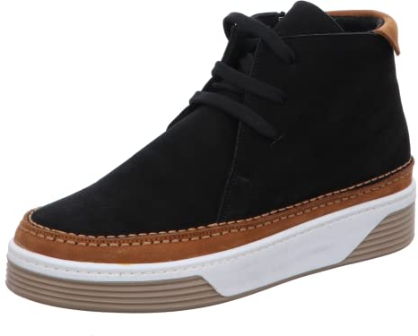 Gemini Damen Stiefelette sportlicher Boot Plateausohle 393010-02, Größe:42 EU, Farbe:Schwarz