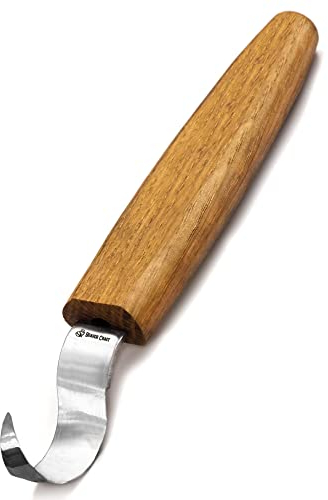 BeaverCraft Wood Spoon Carving Tools - Wood Carving Hook & Gouge for Whittling Kuksa Bowls & Cups - Right-Handed Gouges for Professional and Beginners Spoon Carvers