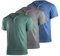 Liloak Henley T Shirt Mens 3 Pack,4 Pack Short Sleeve Henley Shirt,3 Button Tee Shirts Multipack