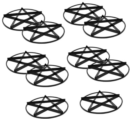 Mipcase Sottovaso per Piante Confezione da 10 Supporto per Vasi in Rete per Bonsai per Piante da Esterno E da