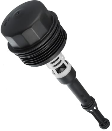 Ausi Tapa de filtro de aceite de repuesto para Mercedes Benz R350, E350, C350, ML350, C280, GL550, SL550, S550, GL450, E550, G550, ML550, cubierta de válvula de motor A6511800138