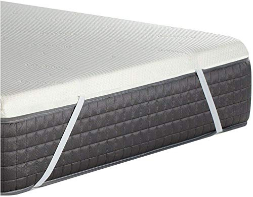 MICAMAMELLAMA Surmatelas en Mousse viscoelastique à mémoire de Forme - epaisseur 8cm (80x180x8)