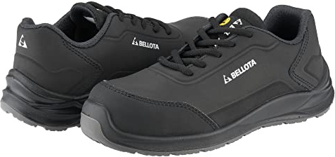 Bellota Säkerhetssko för kvinnor Flex Carbon Fem S3/Footwear 073890s3 Industrial, Svart/Vit, 39 EU, Svart vit