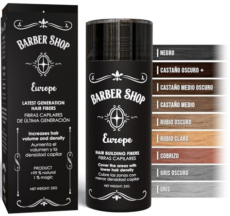 Fibre capillaire Noir de dernière génération – Poudre densifiante cheveux homme et femme – Solution contre la calvitie homme – Effet naturel, volume immédiat - Hair Fiber