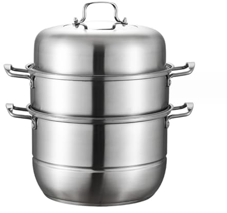 RHP Innovatives Kocherlebnis mit unserem 28 cm Dampfgarer aus strapazierfähigem 18/8 Edelstahl – Perfekte Kompatibilität für Induktions-, Elektro-, Gas- und Halogenherde, mit gleichmäßiger Erhitzung