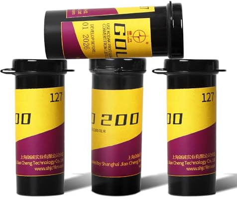 eTone 127 färgnegativ film guld 200 film (4-pack)