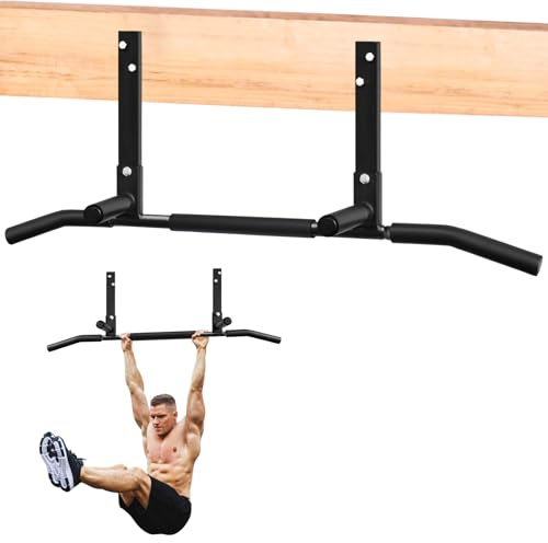 ATENTO Joist Mount Pull Up Bar, Multi-Handle Ceiling Mount Chin Up Bar, Heavy Duty, Workout for Home Gym, Beam,42 Wide Bar - (Pull Up Bar 4)