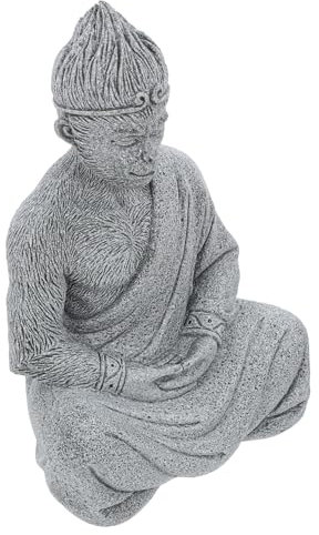 FUNOMOCYA Statue de Bouddha de pour Jardin Décoration Extérieure Petite Figurine Bouddha Décoratif pour Aquarium Et Maison