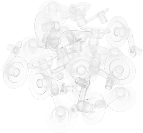 CALLARON 20piezas Adaptador de Válvula Inflable para Juguetes y Piscinas Boquilla de PVC Resistente y Hermética Compatible con Bomba Colchones Hinchables