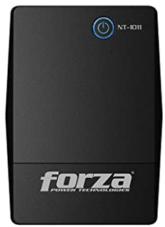 Forza UPS Battery Backup & Surge Protector 6 Outlet Battery Backup for Computer Desktop or TV 1000VA (500W) Uninterruptible Power Supply