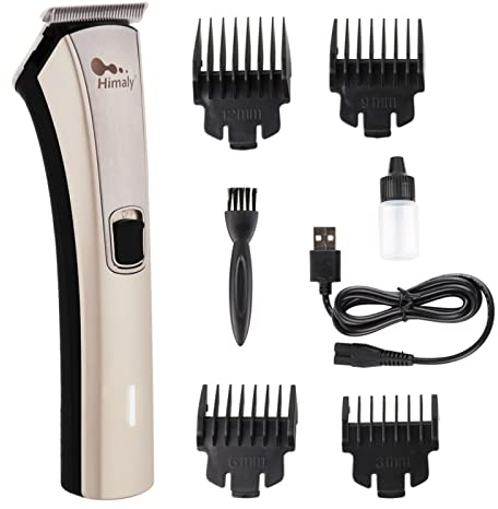 himaly USB Elektrische Haarschneider, Wiederaufladbare, Bartschneider, Herren Haarschneidemaschine Profi Haartrimmer, Körperhaartrimmer