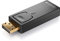 deleyCON 4K Adaptateur DisplayPort vers HDMI - (pour Moniteur/Téléviseur/Projecteur) - Connecteur DP vers Prise HDMI - pour Carte Graphique DP D'ordinateur, PC Gaming