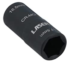 Laser 8213 Double Ended Damaged Wheel Nut Socket 16.5 x 17.5mm