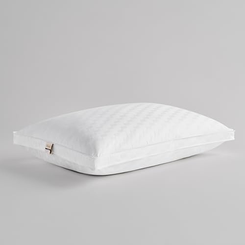 Sobel Westex: Hotel Sobella Soft Side Sleeper Pillow | Hotel and Resort Quality, 300 Thread Count 100% Dobby Cotton | Down Like Fill, Gentle Support, Plush (Queen (1 Pack))