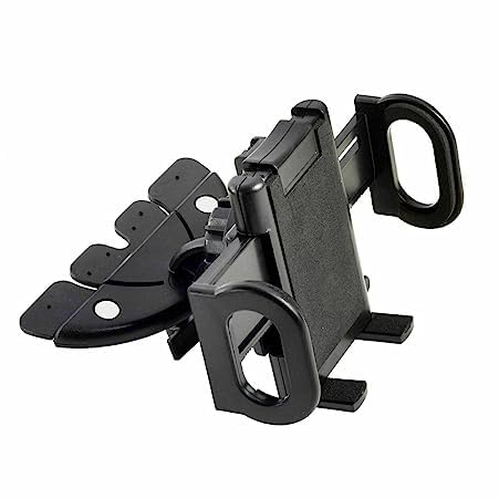 PEBBLE HUG Cd Slot Mount Holder For Cell Phone GPS, Universal Stand Cradle Mount GPS iPhone, Phone Grip With Strong Clip Holder For Smartphone