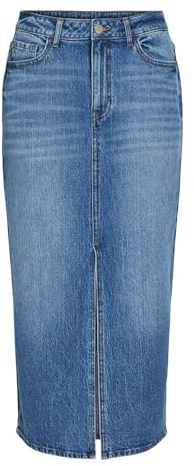 Vila dam Vijaf Hw Midi Denim Kjol Noos denim kjol