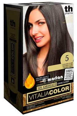Th Pharma Th Vitalia Color Tinte Nº 5 Castaño Claro Sin Amoniaco 100 g