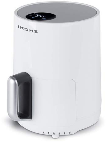 CREATE/FRYER AIR/Heißluftfritteuse 1.5L Weiß/Antihaft-Korb, Temperaturwähler 80–200°, automatische Abschaltung, BPA-frei, programmierbar, 900W